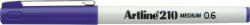 Artline Liner ARTLINE 210, varf fetru 0.6mm - mov (EK-210-PR) - siscom-papetarie