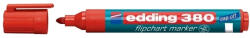 edding Marker Edding 380 pentru flipchart, varf rotund, 1.5-3 mm, rosu (ED380002) - siscom-papetarie