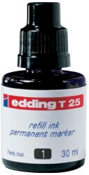 edding Tus pentru marker permanent Edding T25, 30 ml, negru (ED94251) - siscom-papetarie