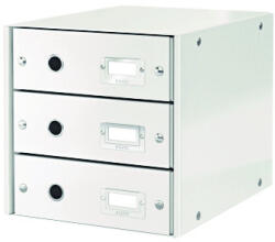Leitz Suport cu 3 sertare, din carton laminat, LEITZ Click Store - alb (L-60480001)