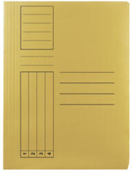 BASIC Dosar plic Basic, carton, galben, 10 bucati set (RQ010625)