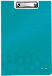 Leitz Clipboard dublu LEITZ Wow, polyfoam - turcoaz metalizat (L-41990051) - siscom-papetarie