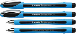 Schneider Pix SCHNEIDER Slider Memo XB, rubber grip, accesorii metalice - scriere neagra (S-150201) - siscom-papetarie
