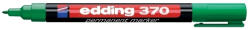 edding Marker permanent Edding 370, corp plastic, varf rotund, 1 mm, verde (ED3704)