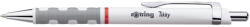 rOtring Pix cu mecanism, Rotring, Tikky III, 0.8 mm, alb, mina albastra (RO033211) - siscom-papetarie