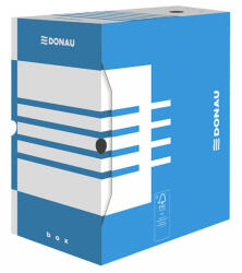 Donau Cutie arhivare 200mm, carton 390gsm, DONAU - albastru alb (DN-7663401FSC-10)