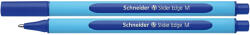 Schneider Pix SCHNEIDER Slider Edge M, rubber grip, varf mediu - scriere albastra (S-152103) - siscom-papetarie