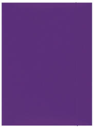 Office Products Mapa din carton plastifiat cu elastic, 300gsm, Office Products - violet (OF-21191131-09) - siscom-papetarie