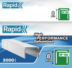 RAPID Capse RAPID 140 8, 2000 buc cutie - pentru pistol de capsat RAPID (RA-11908131)