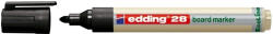 edding Marker pentru tabla Edding 28, ecologic, varf rotund, 1.5-3 mm, negru (ED280001) - siscom-papetarie