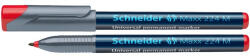 Schneider Universal permanent marker SCHNEIDER Maxx 224 M, varf 1mm - rosu (S-1202) - siscom-papetarie