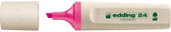 edding Textmarker Edding Ecoline, varf retezat, 2-5 mm, roz (ED000223) - siscom-papetarie