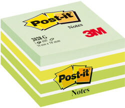Post-it Notite adezive, Post-it, Aquarelle, verde pastel, 76 x 76 mm, 450 file (3M110134)