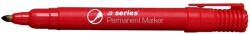 A-Series Marker permanent A-series, varf rotund, 2 mm, rosu (AY01094) - siscom-papetarie