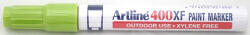 Artline Marker cu vopsea ARTLINE 400XF, corp metalic, varf rotund 2.3mm - vernil (EK-400XF-YGR) - siscom-papetarie