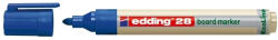 edding Marker pentru tabla Edding 28, ecologic, varf rotund, 1.5-3 mm, albastru (ED280003) - siscom-papetarie