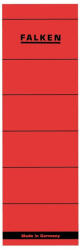 Falken Etichete Falken autoadezive, pentru bibliorafturi, 60 x 190 mm, rosu (FA0662)