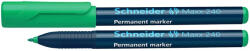 Schneider Permanent marker SCHNEIDER Maxx 240, varf rotund 1-2mm - verde (S-124004) - siscom-papetarie