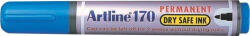 Artline Permanent marker ARTLINE 170 - Dry safe ink, corp plastic, varf rotund 2.0mm - albastru (EK-170-BL) - siscom-papetarie
