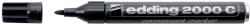 edding Marker permanent Edding 2000C, corp metalic, varf rotund, 1.5-3 mm, negru (ED20001) - siscom-papetarie