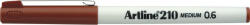 Artline Liner ARTLINE 210, varf fetru 0.6mm - maro (EK-210-BR)