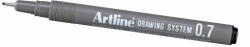 Artline Marker pentru desen tehnic ARTLINE, varf fetru 0.7mm - negru (EK-237-BK)