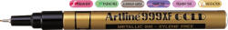 Artline Marker cu vopsea ARTLINE 999XF, corp metalic, varf rotund 0.8mm - auriu (EK-999XF-GD) - siscom-papetarie