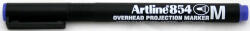 Artline OHP Permanent marker ARTLINE 854, varf mediu - 1.0mm - albastru (EK-854-BL) - siscom-papetarie