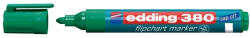 edding Marker Edding 380 pentru flipchart, varf rotund, 1.5-3 mm, verde (ED380004)