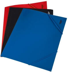NOKI Mapa documente, A4, plastic, inchidere cu elastic, albastru (DY200201)