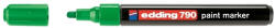 edding Marker permanent Edding 790, cu vopsea, corp plastic, varf rotund, 2-3 mm, verde (ED7904) - siscom-papetarie