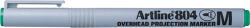 Artline OHP Non-Permanent marker ARTLINE 804, varf mediu - 1.0mm - verde (EK-804-GR) - siscom-papetarie