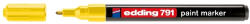 edding Marker permanent Edding 791, cu vopsea, corp plastic, varf rotund , 1-2 mm, galben (ED7915) - siscom-papetarie