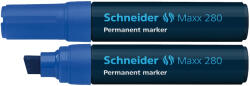 Schneider Permanent marker SCHNEIDER Maxx 280, varf tesit 4+12mm - albastru (S-128003) - siscom-papetarie