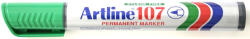 Artline Permanent marker ARTLINE 107, corp plastic, varf rotund 1.5mm - verde (EK-107-GR) - siscom-papetarie