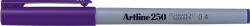Artline Permanent marker ARTLINE 250, corp plastic, varf rotund 0.4mm - violet (EK-250-PR) - siscom-papetarie