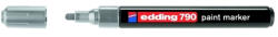 edding Marker permanent Edding 790, cu vopsea, corp plastic, varf rotund, 2-3 mm, argintiu (ED79054) - siscom-papetarie