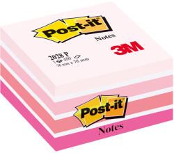 Post-it Notite adezive, Post-it, Aquarelle, roz pastel, 76 x 76 mm, 450 file (3M110133)