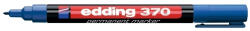edding Marker permanent Edding 370, corp plastic, varf rotund, 1 mm, albastru (ED3703)