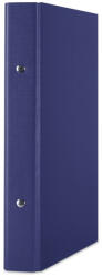 DONAU Caiet mecanic A5, plastifiat PP, 2 inele - D20mm, DONAU - albastru (DN-3718001PL-18) - siscom-papetarie