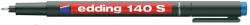 edding Marker permanent Edding OHP 140S, corp plastic, varf rotund, 0.3 mm, albastru (ED1403) - siscom-papetarie