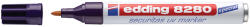 edding Marker permanent Edding UV 8280, varf rotund, 1.5-3 mm, alb (ED8280)