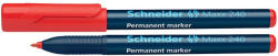 Schneider Permanent marker SCHNEIDER Maxx 240, varf rotund 1-2mm - rosu (S-124002) - siscom-papetarie
