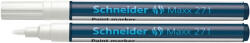 Schneider Marker cu vopsea SCHNEIDER Maxx 271, varf rotund 1-2mm - alb (S-127149) - siscom-papetarie