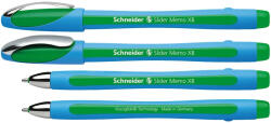 Schneider Pix SCHNEIDER Slider Memo XB, rubber grip, accesorii metalice - scriere verde (S-150204) - siscom-papetarie