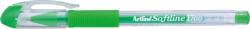 Artline Pix cu gel ARTLINE Softline 1700, rubber grip, varf 0.7mm - verde fluorescent (EGB-1700-FGR) - siscom-papetarie