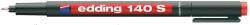 edding Marker permanent Edding OHP 140S, corp plastic, varf rotund, 0.3 mm, rosu (ED1402) - siscom-papetarie