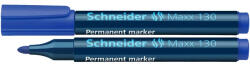 Schneider Permanent marker SCHNEIDER Maxx 130, varf rotund 1-3mm - albastru (S-113003) - siscom-papetarie