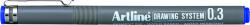 Artline Marker pentru desen tehnic ARTLINE, varf fetru 0.3mm - albastru (EK-233-BL) - siscom-papetarie