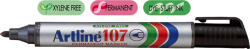 Artline Permanent marker ARTLINE 107, corp plastic, varf rotund 1.5mm - negru (EK-107-BK) - siscom-papetarie